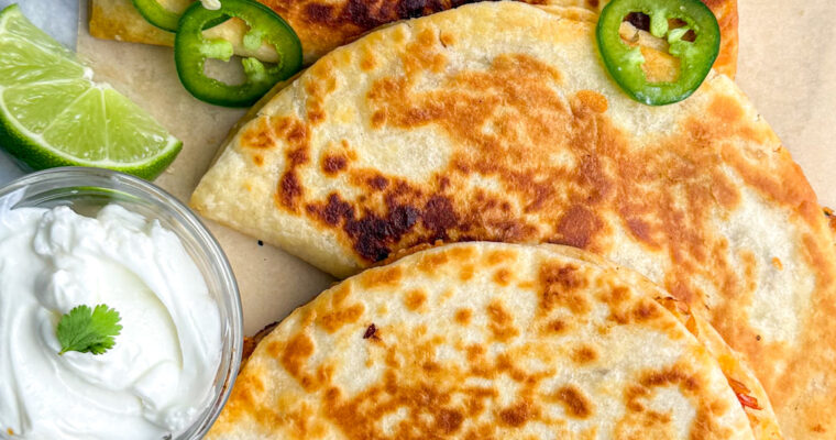 Chicken Quesadillas (Easy, Meal Prep Friendly)