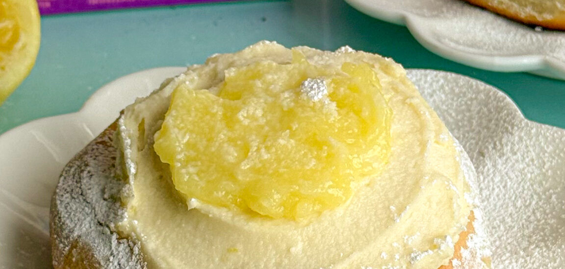 Fluffy Sweet Lemon Rolls (Tangzhong Method)